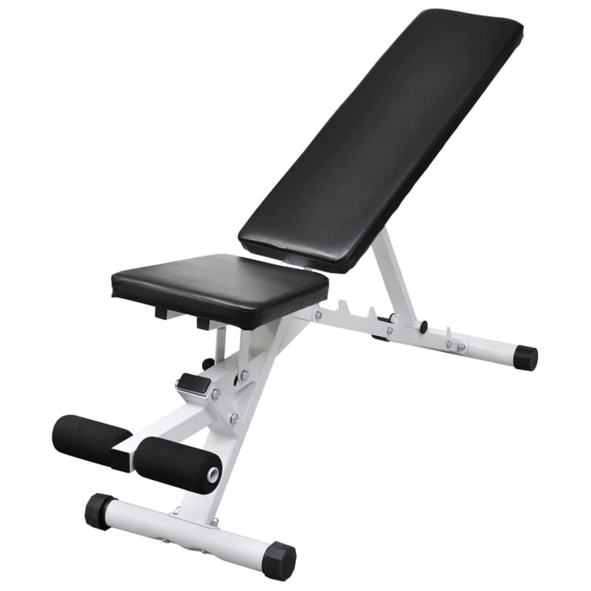 Voir la diapositive 5 : VIDAXL Banc d'entraînement avec jeu d'halteres 60,5 kg