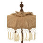 Voir la diapositive 3 : Paris Prix Parasol Déco en Jute  Pompons  87cm Beige