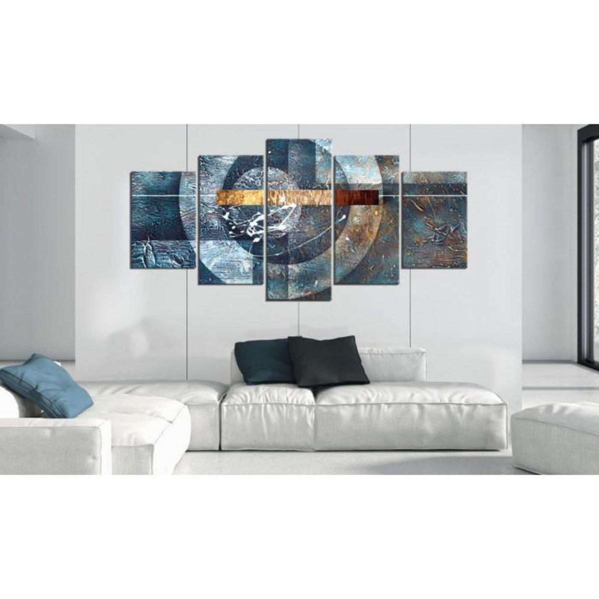 Paris Prix Tableau Imprimé  Galaxie Bleue