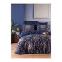 Voir la diapositive 1 : GENERIQUE Parure de lit - 1 housse de couette 220 x 240 cm + 2 taies d'oreiller 60 x 60 cm - 65% coton, 35% polyester - Bleu