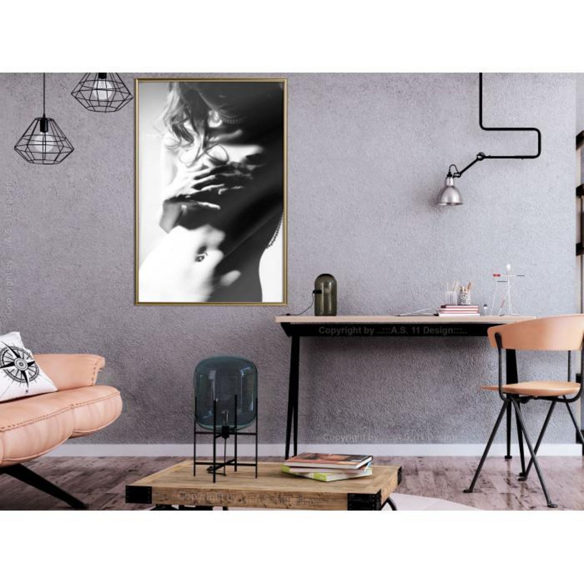 Paris Prix Affiche Murale Encadrée  Feminine Beauty