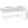Voir la diapositive 6 : VIDAXL Table basse de jardin 90x55x37 cm bambou
