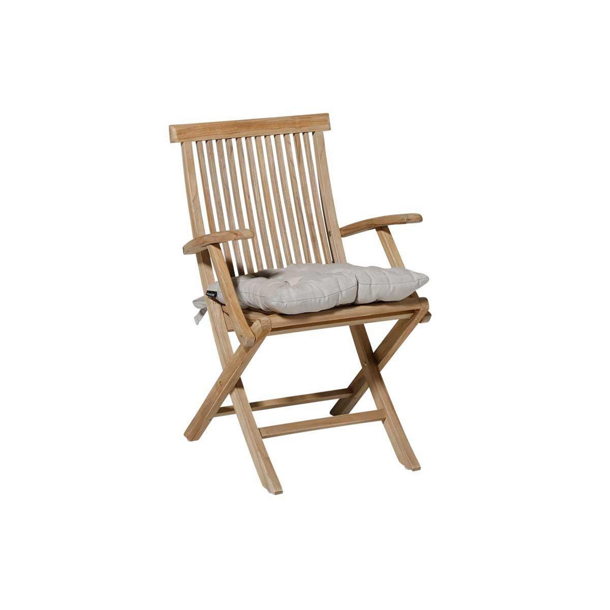 MADISON Galette de chaise de jardin Toscane Panama Linnen 46 x 46 cm