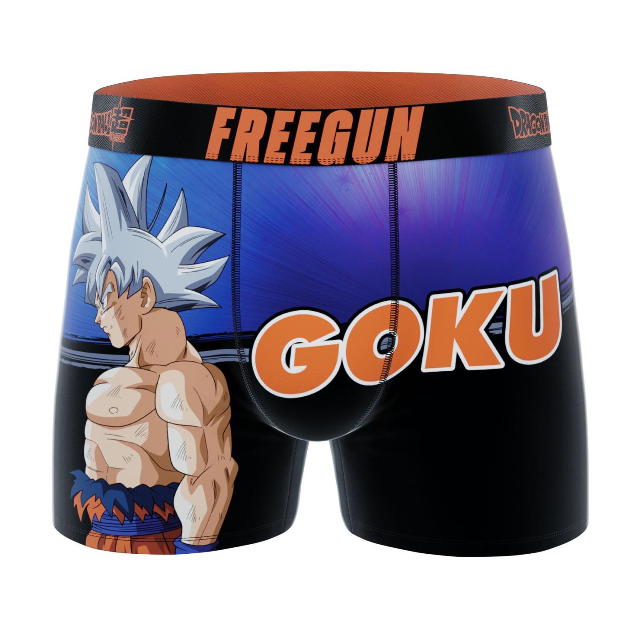 Voir la diapositive 4 : FREEGUN Lot de 3 boxers homme dragon ball super