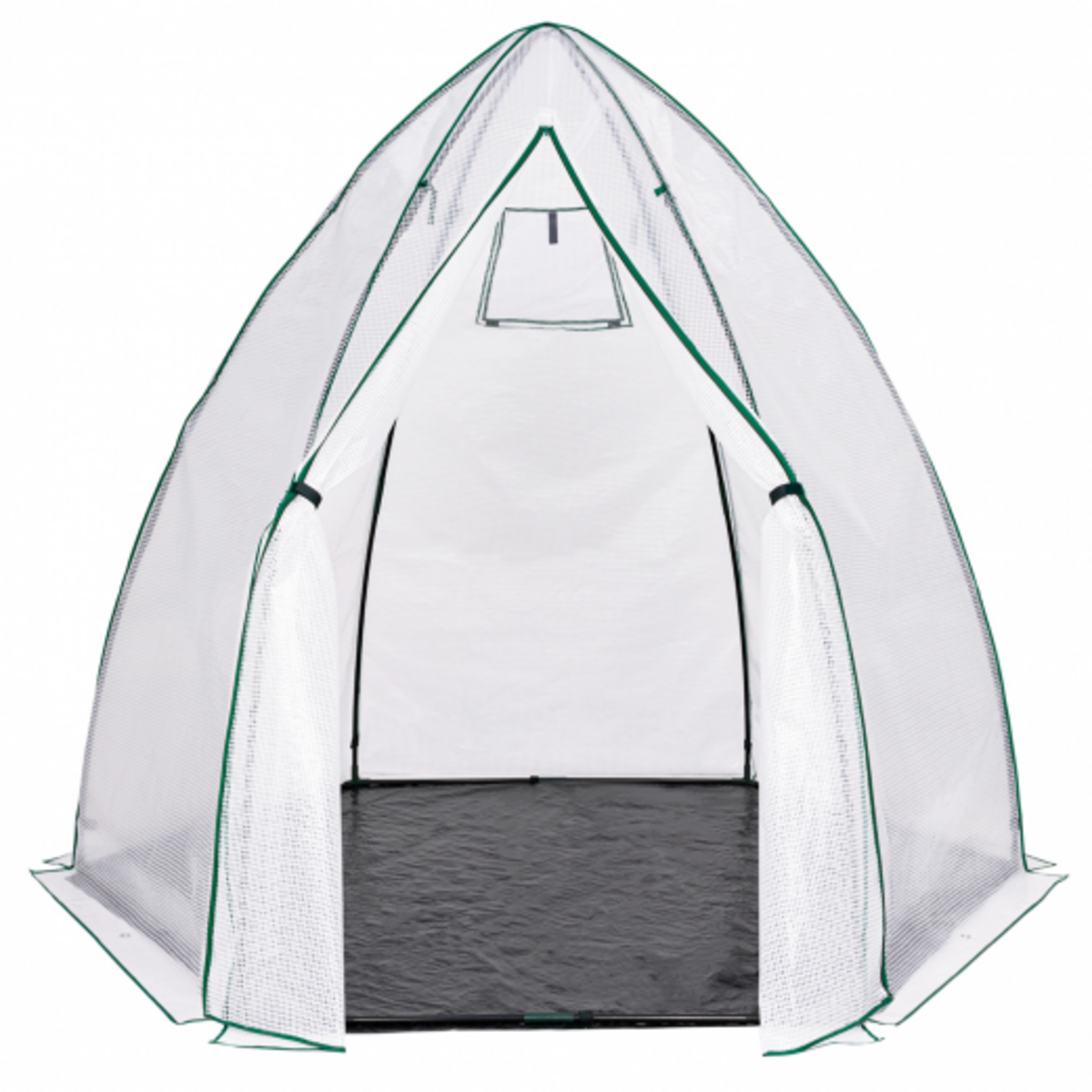 ID MARKET Serre d'hivernage dôme maxi format 250 x 250 x 200 cm balcon et terrasse