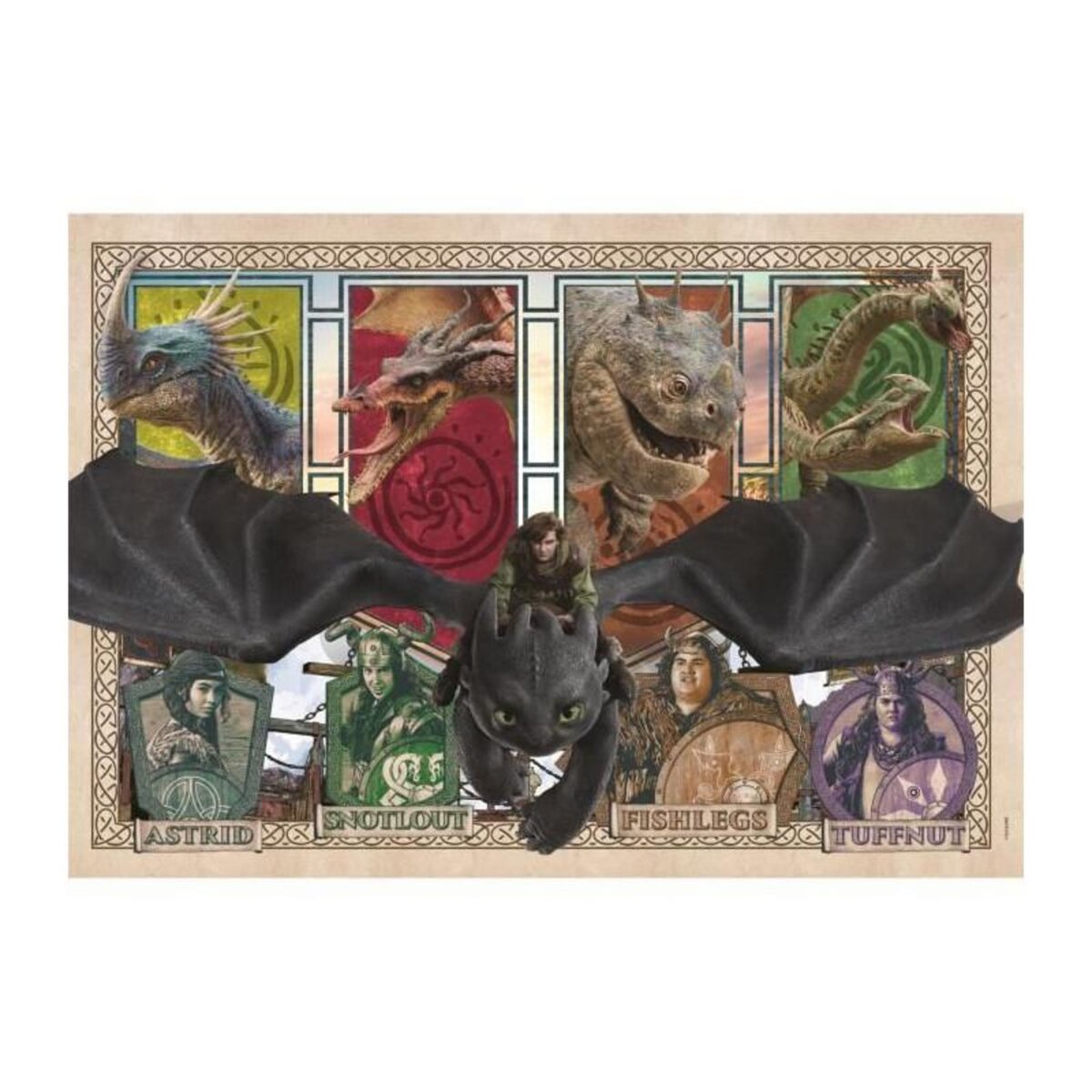 CLEMENTONI CLEMENTONI - 300 pieces Super - How to Train your Dragon