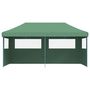 Voir la diapositive 3 : VIDAXL Tente de reception pliable escamotable 3 parois laterales vert