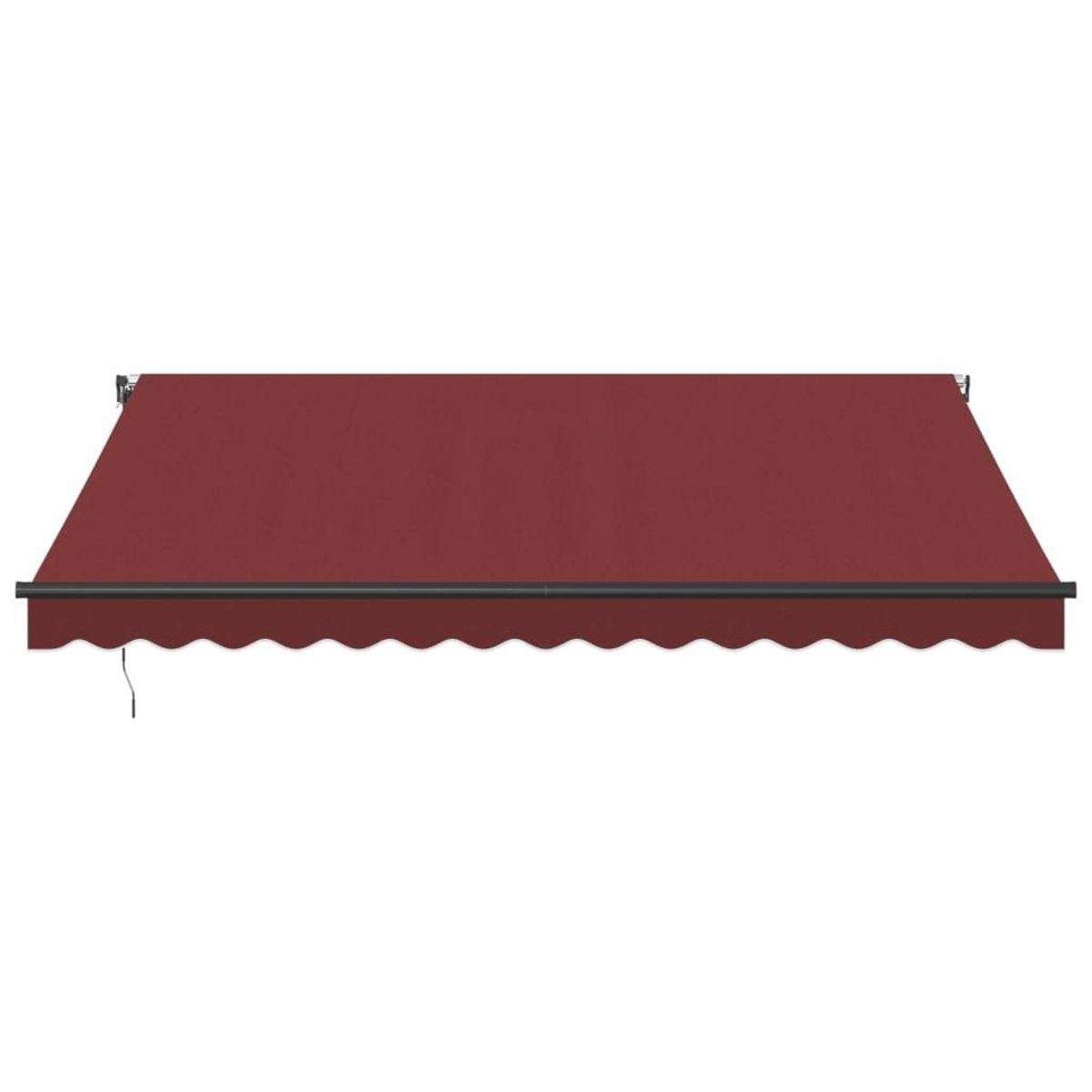 VIDAXL Auvent retractable automatique bordeaux 400x300 cm