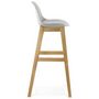 Voir la diapositive 4 : Paris Prix Tabouret de Bar Design  Lund  102cm Gris