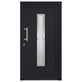 Voir la diapositive 3 : VIDAXL Porte d'entree Anthracite 98x200 cm