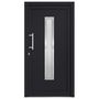 Voir la diapositive 3 : VIDAXL Porte d'entree Anthracite 98x200 cm