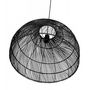 Voir la diapositive 2 : Paris Prix Lampe Suspension en Rotin  Eunice  60cm Noir
