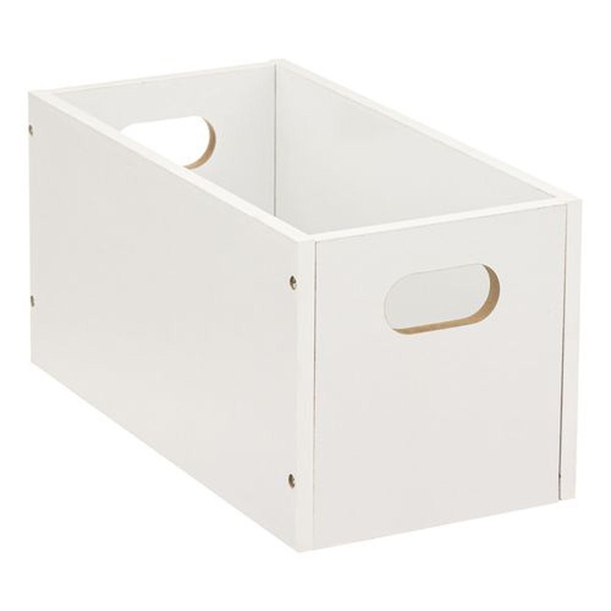 Voir la diapositive 3 : TOILINUX Lot de 2 Boîtes de rangement rectangulaire en MDF