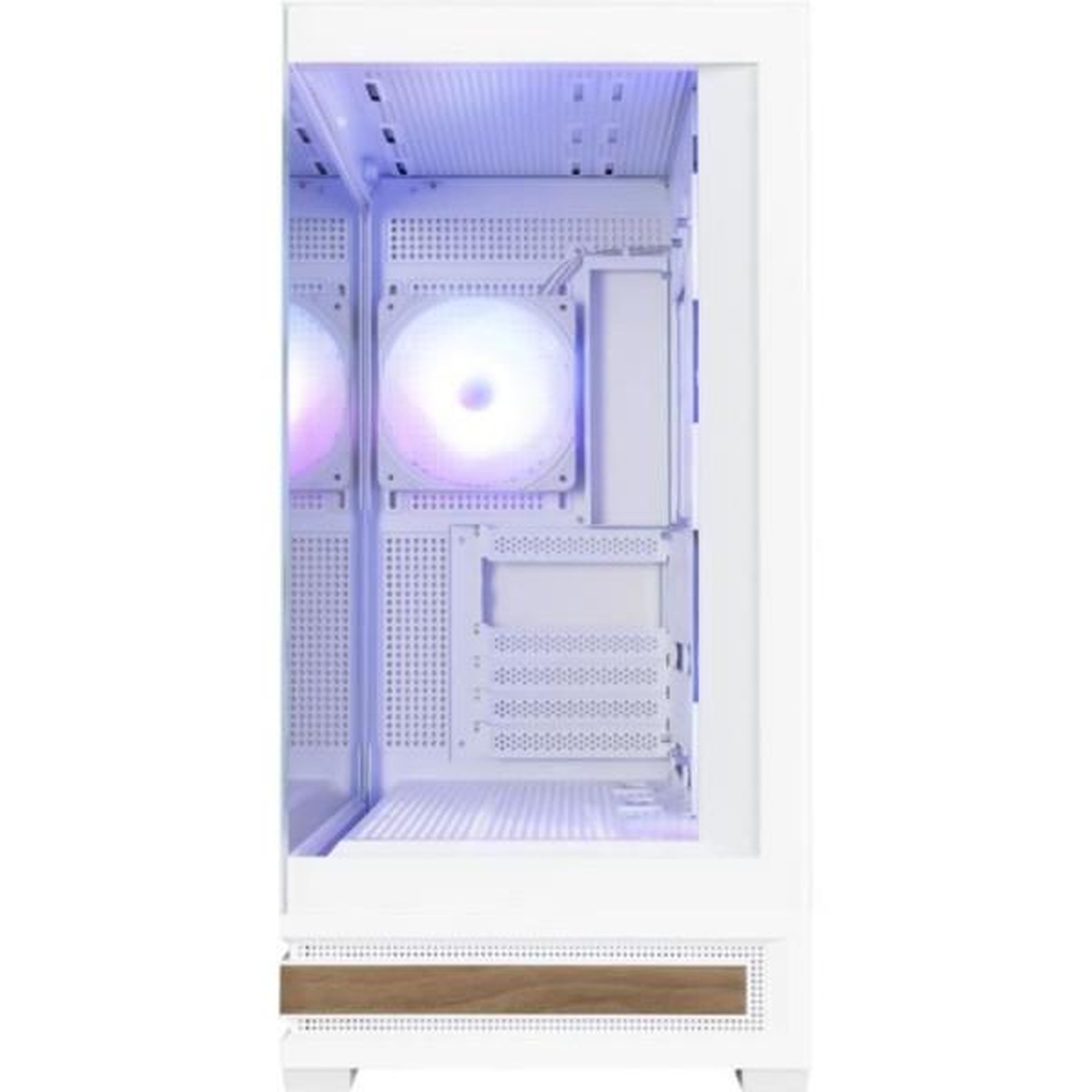 Voir la diapositive 2 : Zalman Boitier sans alimentation - ZALMAN P40 NAMU - Moyen tour - Format ATX - Blanc
