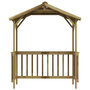 Voir la diapositive 3 : VIDAXL Abri de barbecue 163,5x93x210 cm Bois de pin impregne