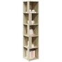 Voir la diapositive 4 : VIDAXL Armoire d'angle Chene sonoma 33x33x164,5 cm Bois d'ingenierie