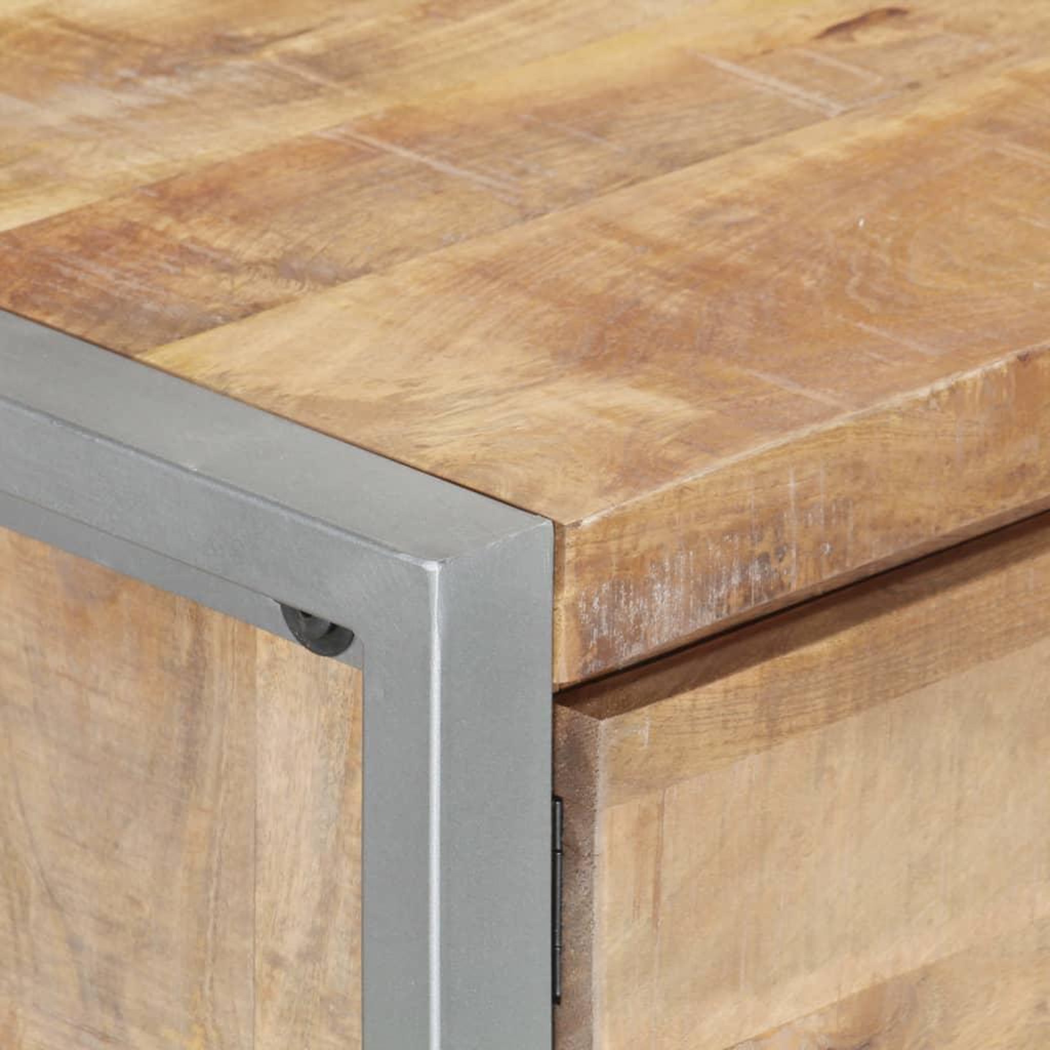 Voir la diapositive 5 : VIDAXL Table basse 95x50x40 cm Bois de manguier brut