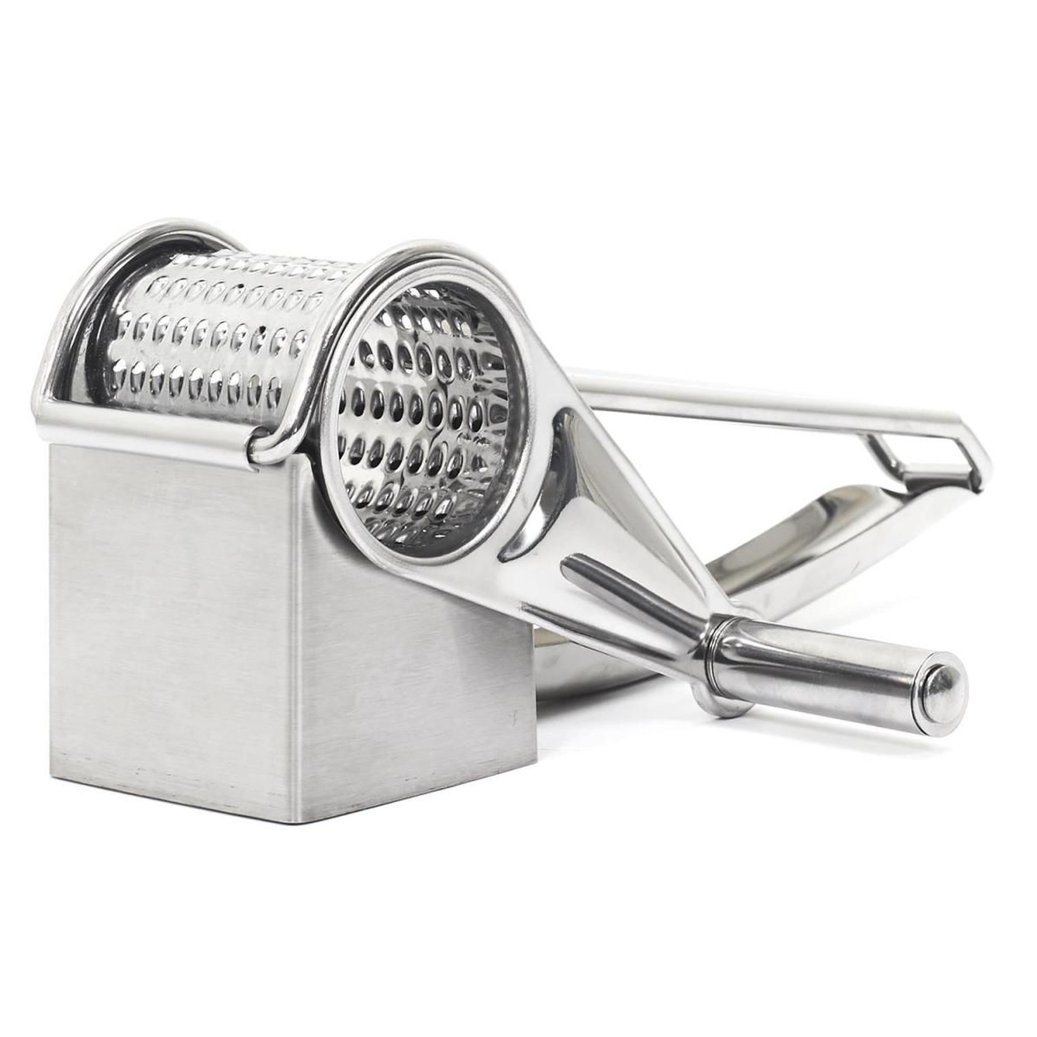 COOK CONCEPT Râpe à fromage à manivelle  inox  20cm argent