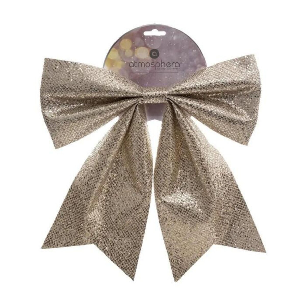 ATMOSPHERA Nœud Déco  Python  37cm Or