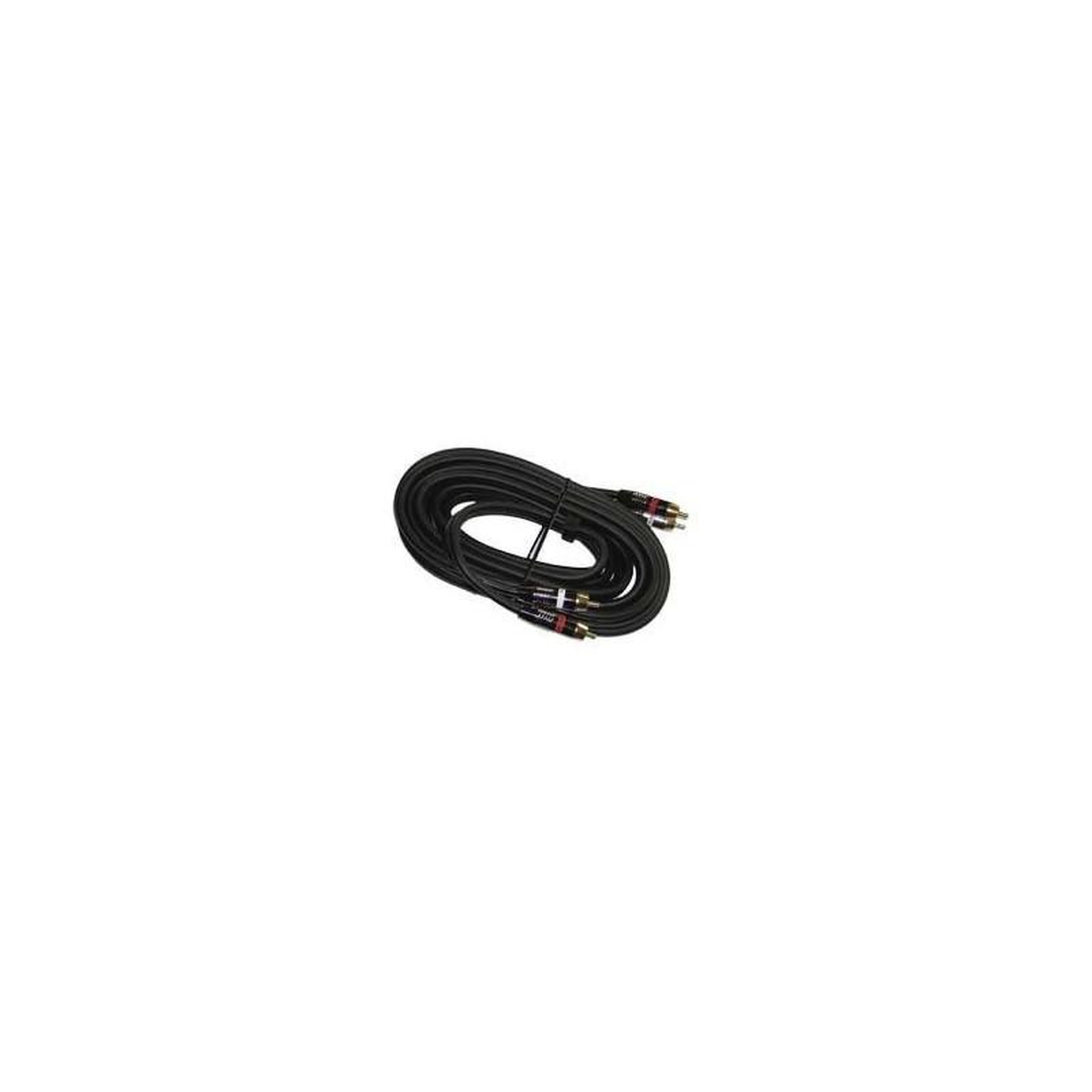 hexakit Cordon Or audio 2 RCA mâles / 2 RCA mâles HEXAKIT HV 7104