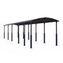 Voir la diapositive 2 : Canopia by PALRAM Carport Camping-Car Aluminium - Anthracite -40,3m² - ARCADIA ALPINE 6402
