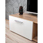 Voir la diapositive 5 : Paris Prix Ensemble Meuble TV Design  Eko  190cm Naturel & Blanc