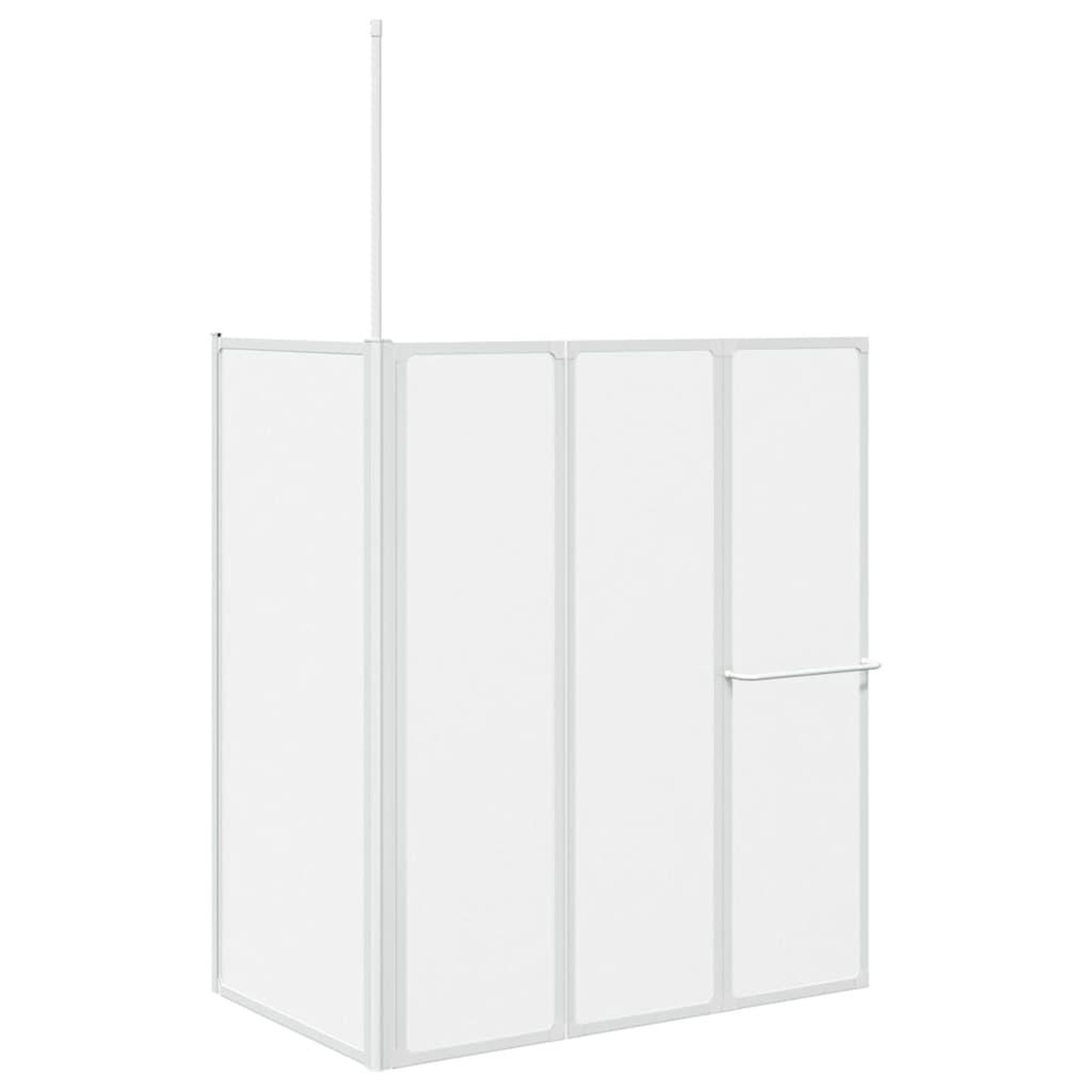 Voir la diapositive 2 : VIDAXL Pare baignoire en l 70x120x137 cm 4 panneaux pliables