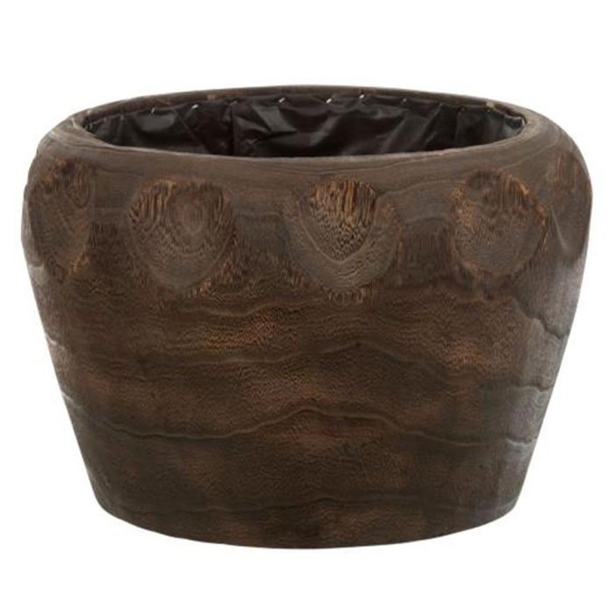 Paris Prix Cache-Pot en Bois  Thibo  26cm Marron