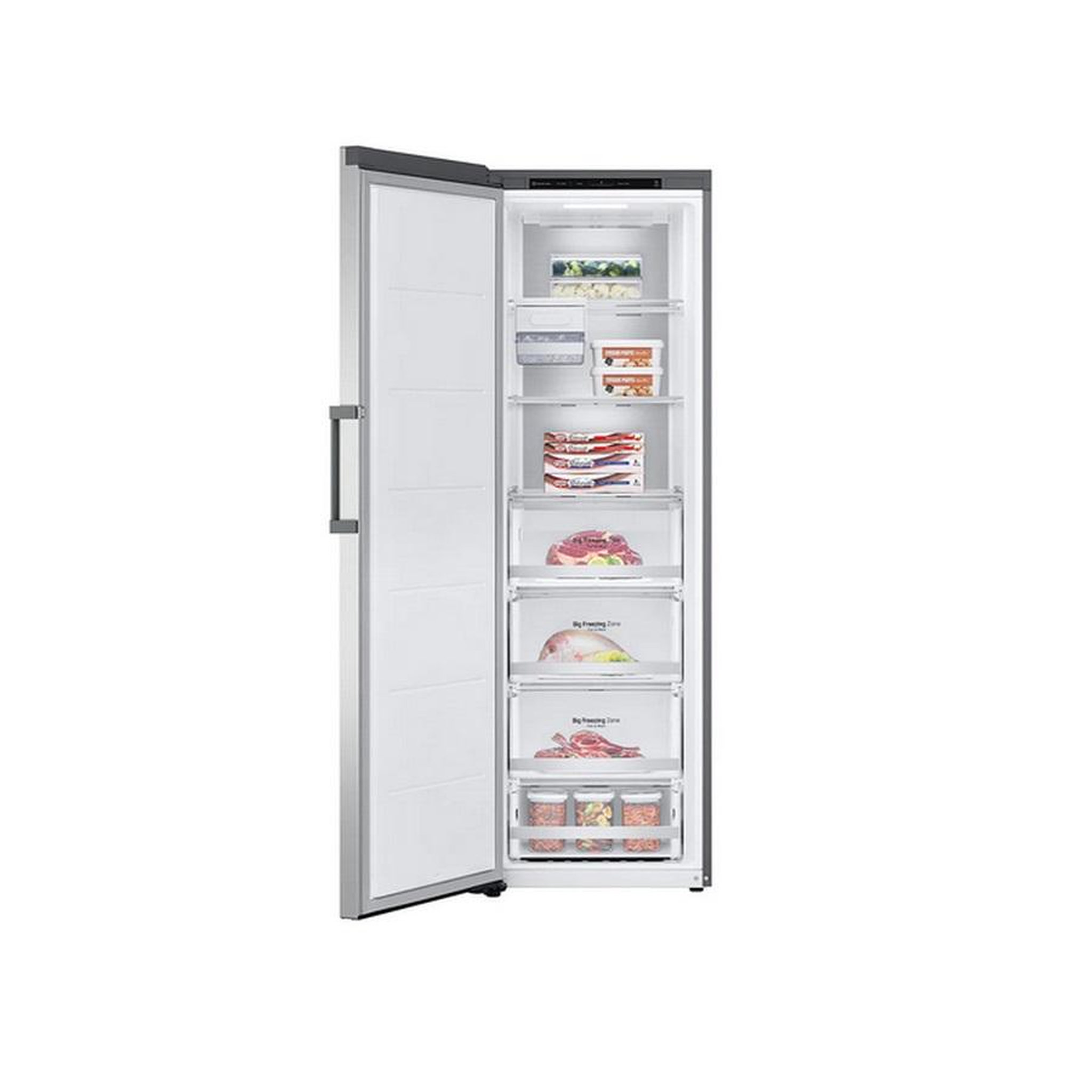 Voir la diapositive 3 : LG Congélateur armoire 60cm 324l silver - gft61pzcse