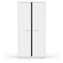 Voir la diapositive 6 : Demeyere Armoire de chambre - REVERSO - Blanc mat - 2 portes - 88,3 x 50 x 180,9 cm
