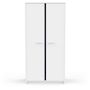 Voir la diapositive 6 : Demeyere Armoire de chambre - REVERSO - Blanc mat - 2 portes - 88,3 x 50 x 180,9 cm