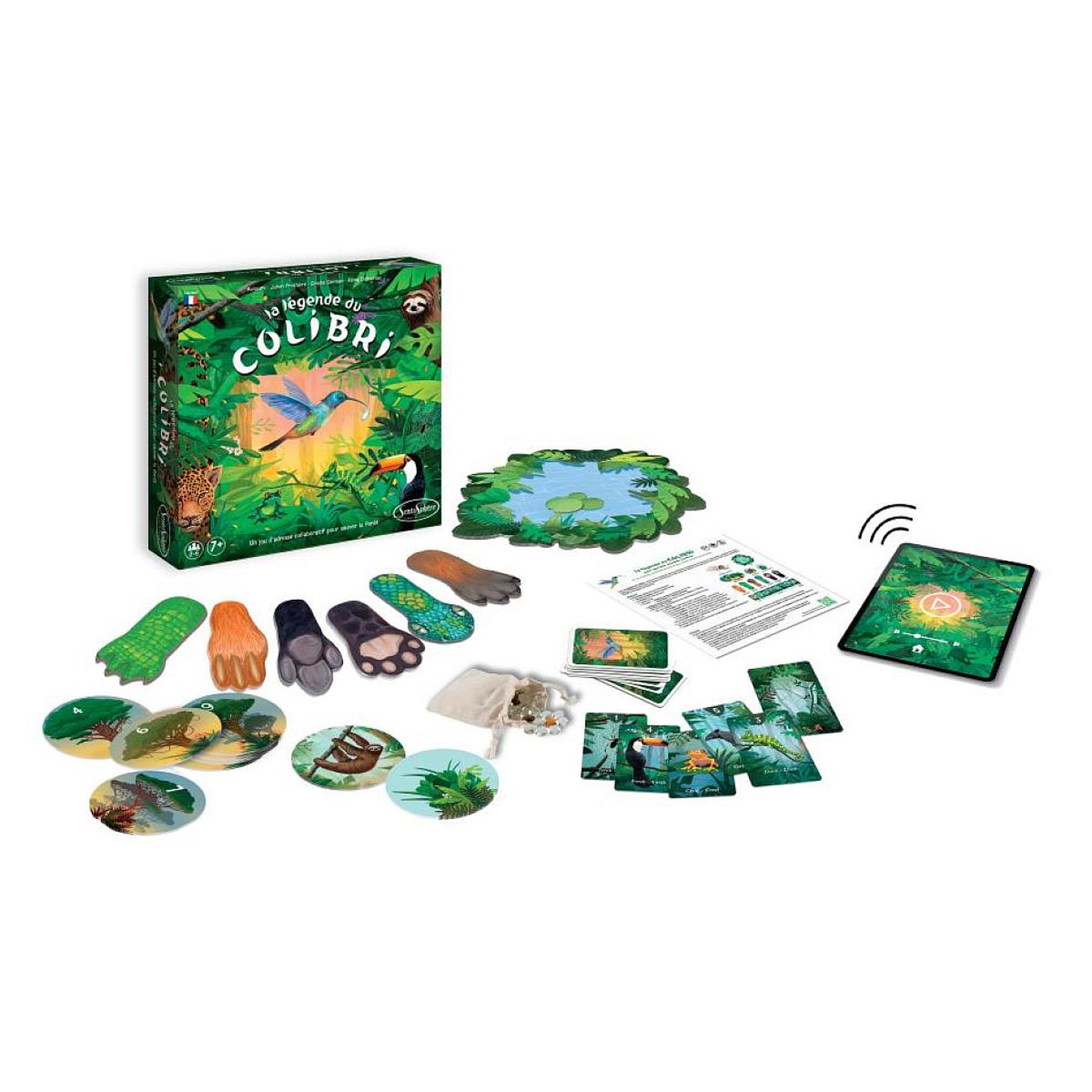 Voir la diapositive 2 : Sentosphere La legende du colibri jeu familial