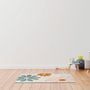Voir la diapositive 2 : FUTURE HOME Tapis enfant à fleurs en coton tufté 60x90cm