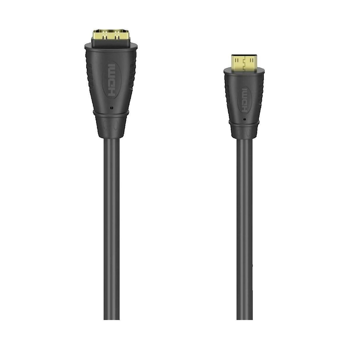 Hama Adaptateur HDMI Hama 00205167 - mini HDMI mâle à HDMI femelle - 10 cm - Noir