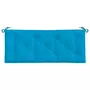 VIDAXL Coussin de banc de jardin bleu clair 120x50x7 cm tissu oxford
