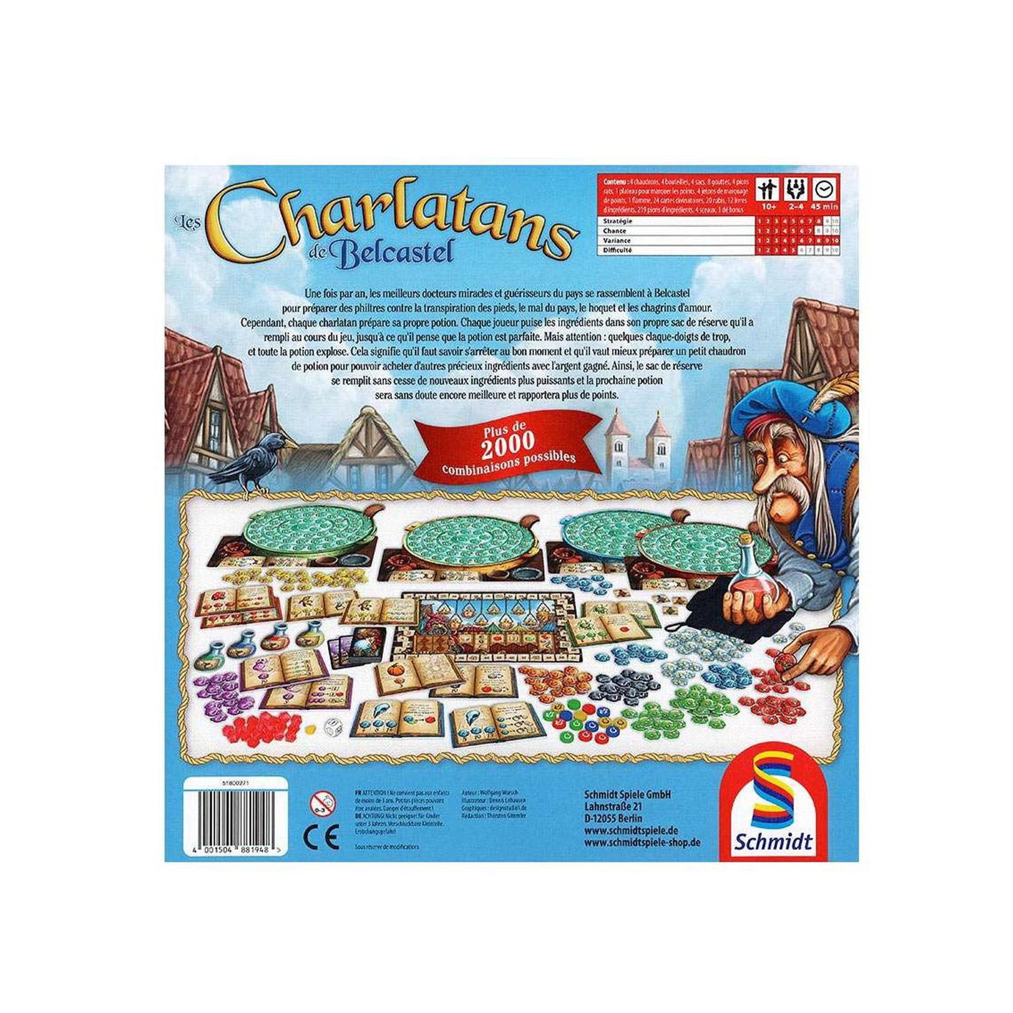 Voir la diapositive 3 : SCHMIDT SPIELE Les charlatans de belcastel - jeux de société - schmidt spiele - plongez dans l'univers médiéval