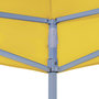 Voir la diapositive 5 : VIDAXL Toit de tente de reception 2x2 m Jaune 270 g/m^2