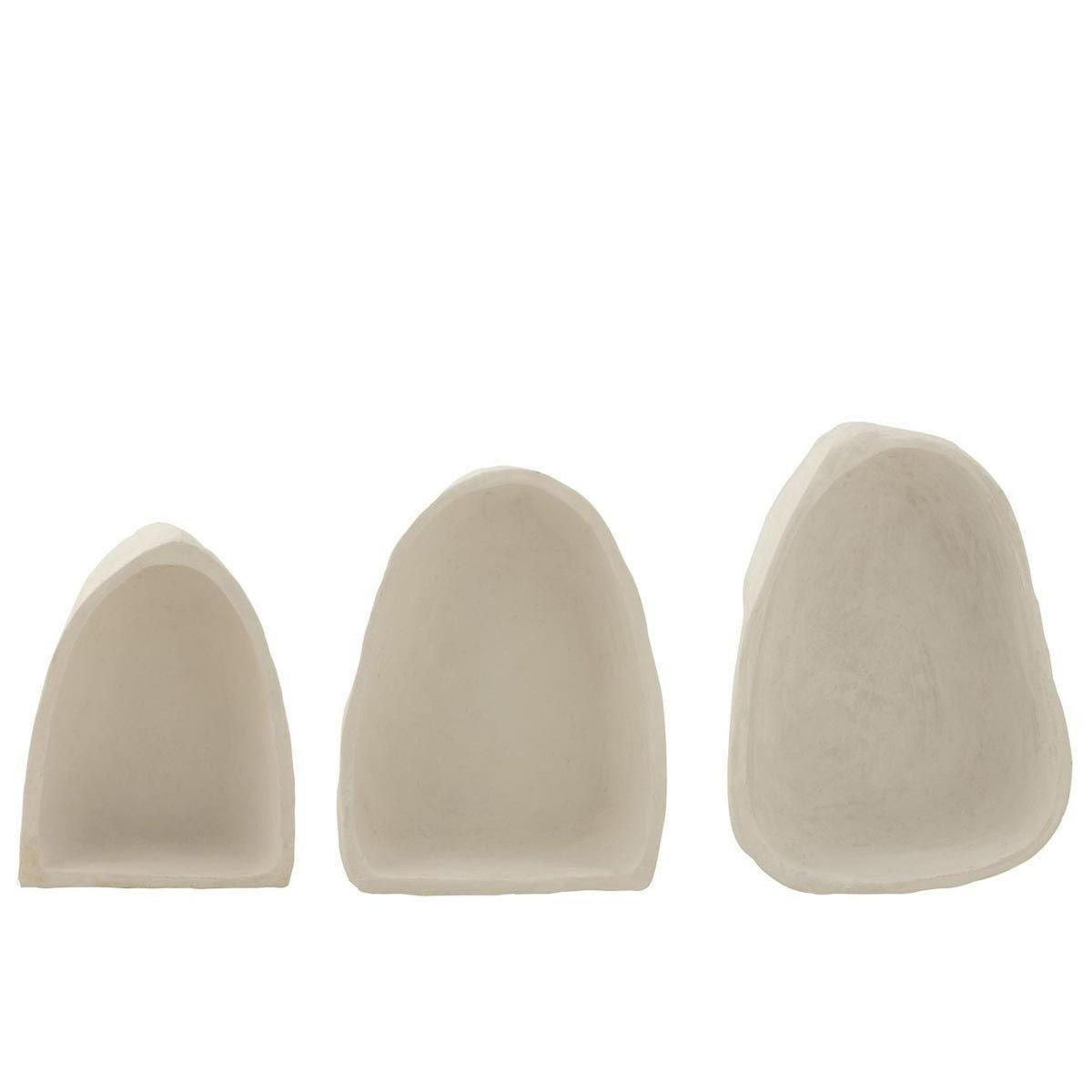 Paris Prix Lot de 3 Étagères Murales  Bali Bliss  45cm Blanc