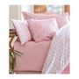 Voir la diapositive 2 : GENERIQUE Parure de lit - 129CTN62617 - 1 housse de couette 220 x 240 cm + 2 taies d'oreiller 60 x 60 cm - 100% coton ranforcé - Rose