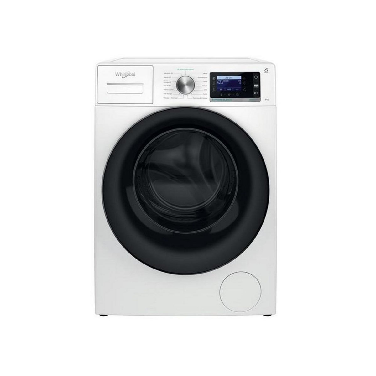 Whirlpool Lave-linge frontal 9kg 1400 tours/min blanc - W6W945WBFR-1