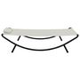 Voir la diapositive 3 : VIDAXL Lit de jardin creme 200x90 cm acier
