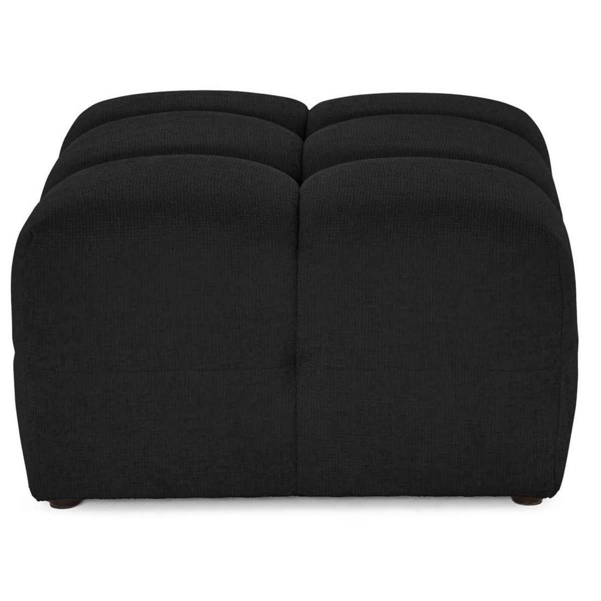 LISA DESIGN Suzano - pouf en tissu texturé