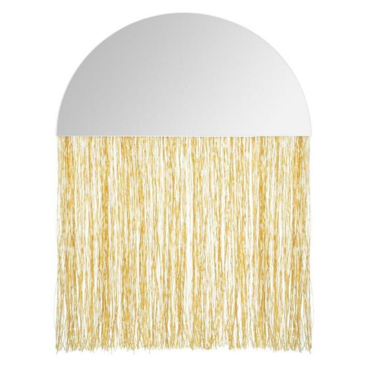 Atmosphera Kids Miroir Mural à Franges  Demi Cercle  34cm Or