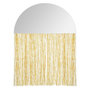 Voir la diapositive 1 : Atmosphera Kids Miroir Mural à Franges  Demi Cercle  34cm Or