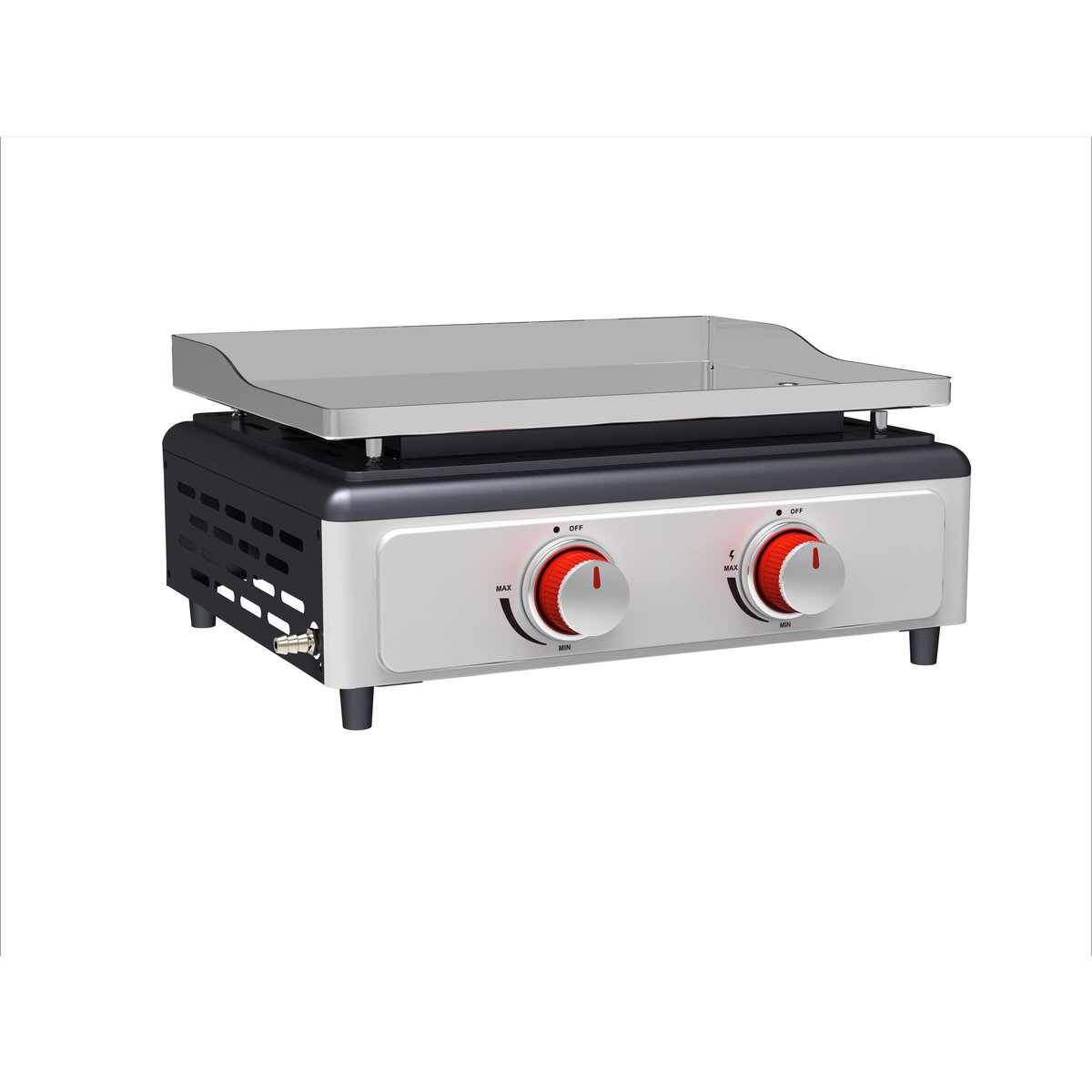 Plancha gaz 2 brûleurs 