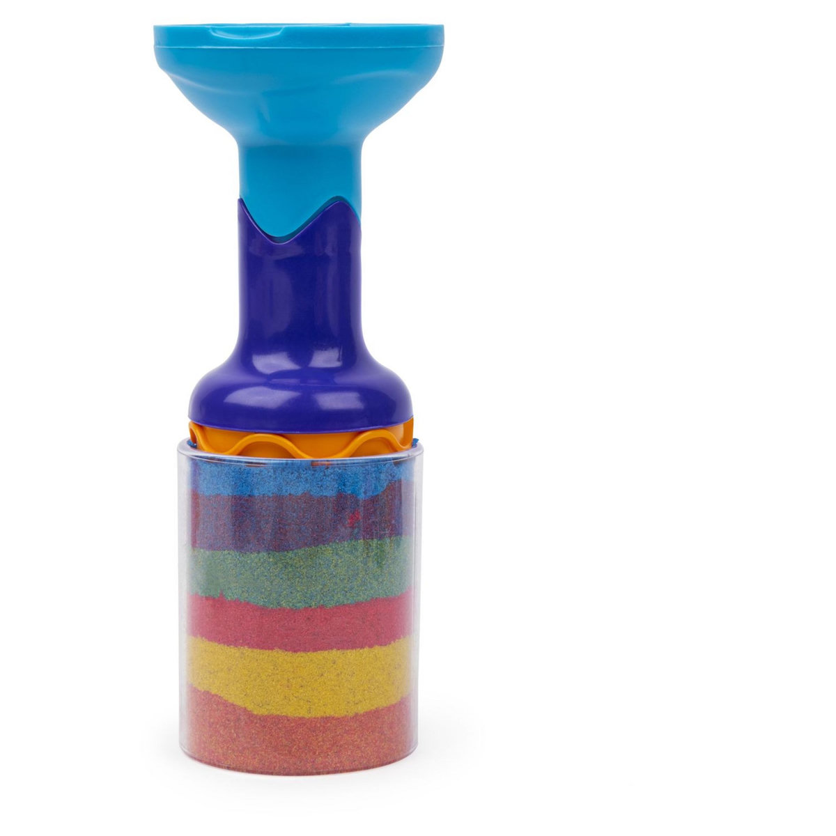 SPIN MASTER Coffret sable Arc-En-Ciel 390 g + 6 accessoires Kinetic Sand