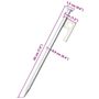 Voir la diapositive 6 : VIDAXL Piquets de tente 24 pcs 20 cm 9 mm acier galvanise