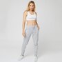 Voir la diapositive 2 : IN EXTENSO Pantalon molleton gris chiné femme
