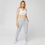 Voir la diapositive 2 : IN EXTENSO Pantalon molleton gris chiné femme