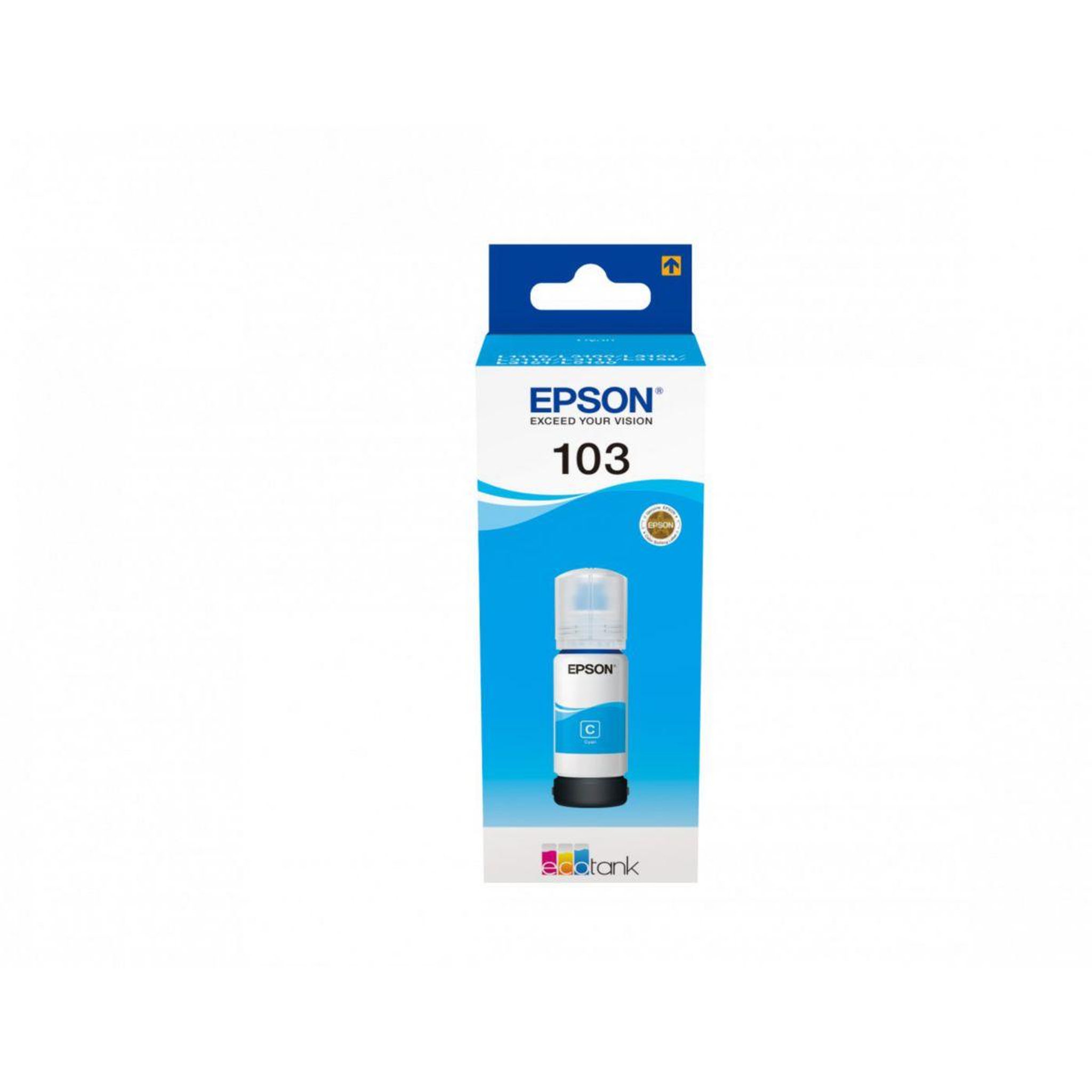 Epson Cartouche d'encre bouteille d'encre ecotank 103 cyan - c13t00s24a